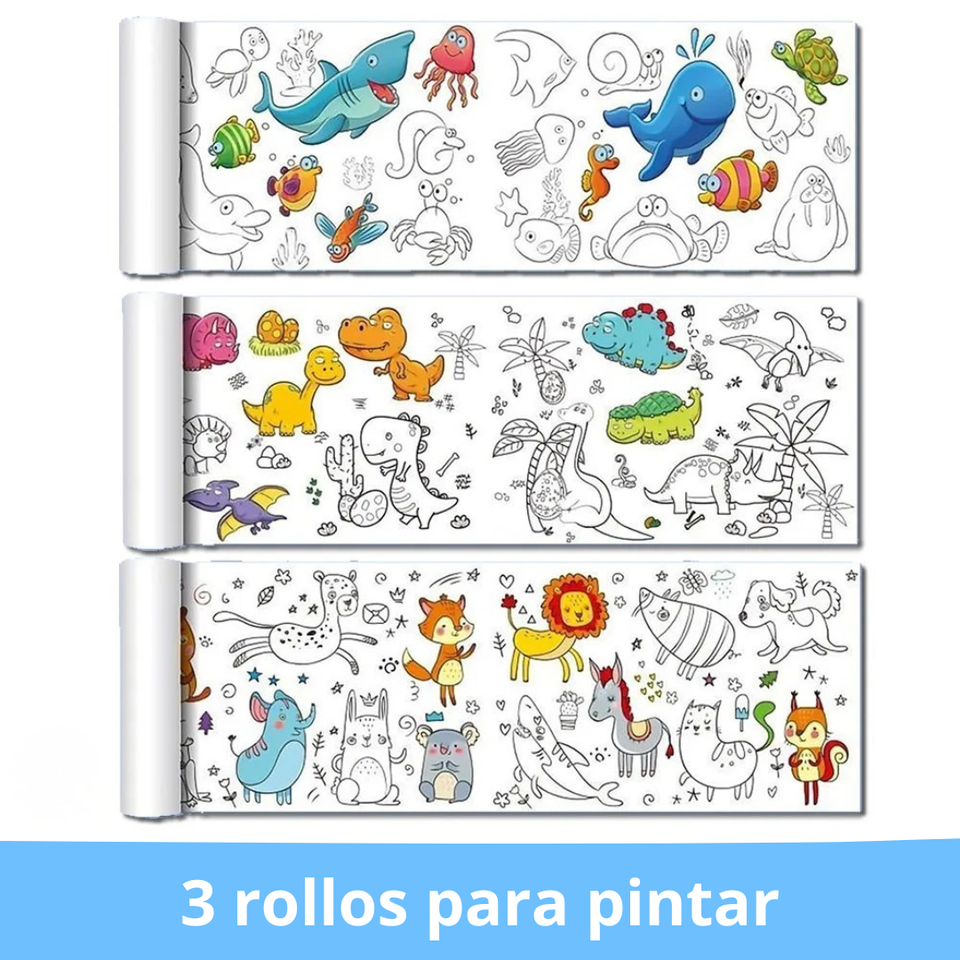 Rollo de dibujo para niños - ¡Pintura creativa y Divertida!