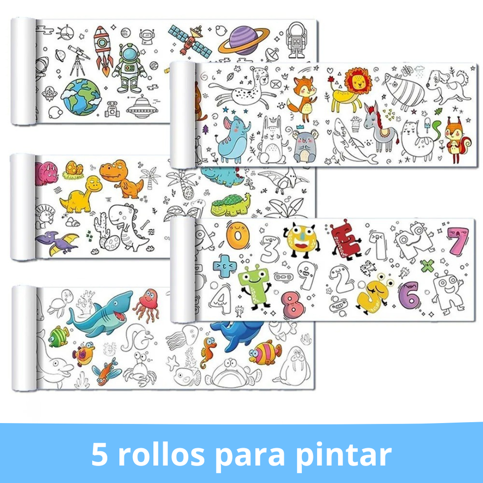 Rollo de dibujo para niños - ¡Pintura creativa y Divertida!