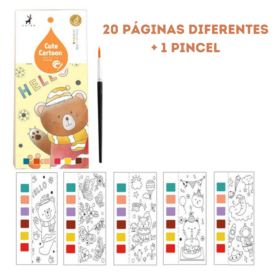 ArtSplash™ - Tu libro de acuarelas portátil para pequeños artistas 🎨