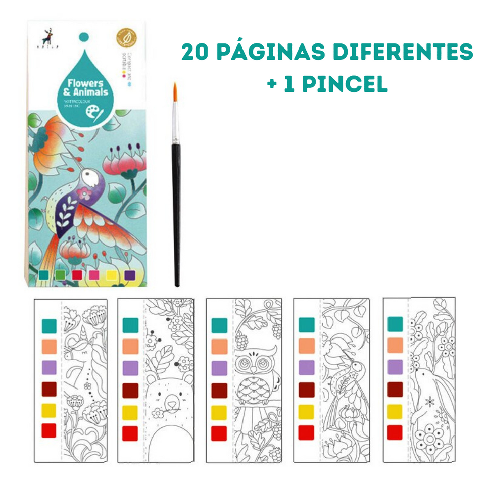 ArtSplash™ - Tu libro de acuarelas portátil para pequeños artistas 🎨