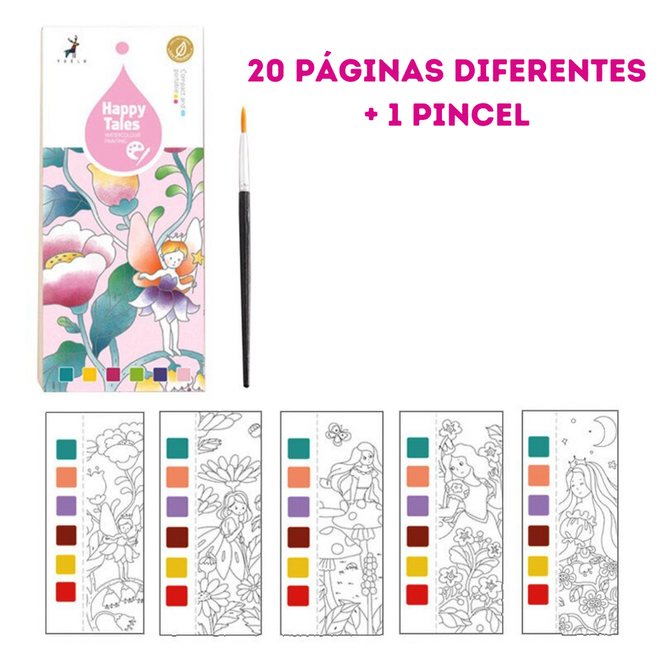 ArtSplash™ - Tu libro de acuarelas portátil para pequeños artistas 🎨