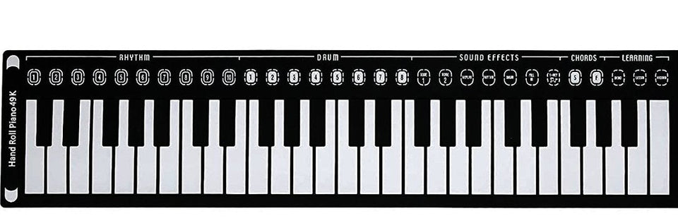 Roll-A-Piano ™ - Practica piano donde quieras