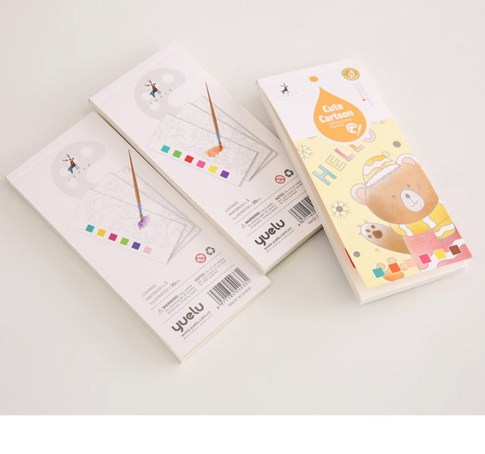 ArtSplash™ - Tu libro de acuarelas portátil para pequeños artistas 🎨