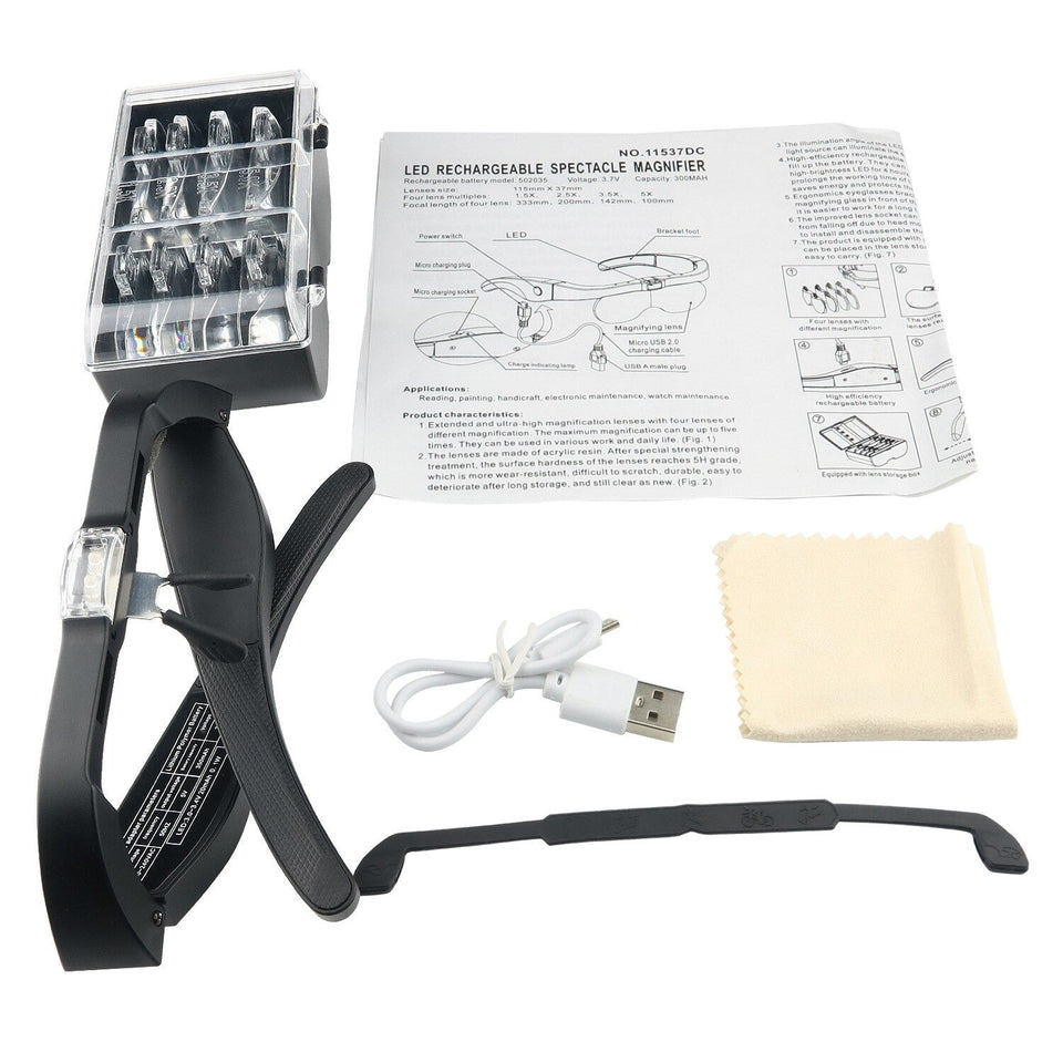 Gafas de aumento para manualidades PREMIUM