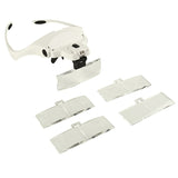Gafas de aumento para manualidades. 5 lentes intercambiables 1x, 1,5x, 2x, 2,5x, 3,5x