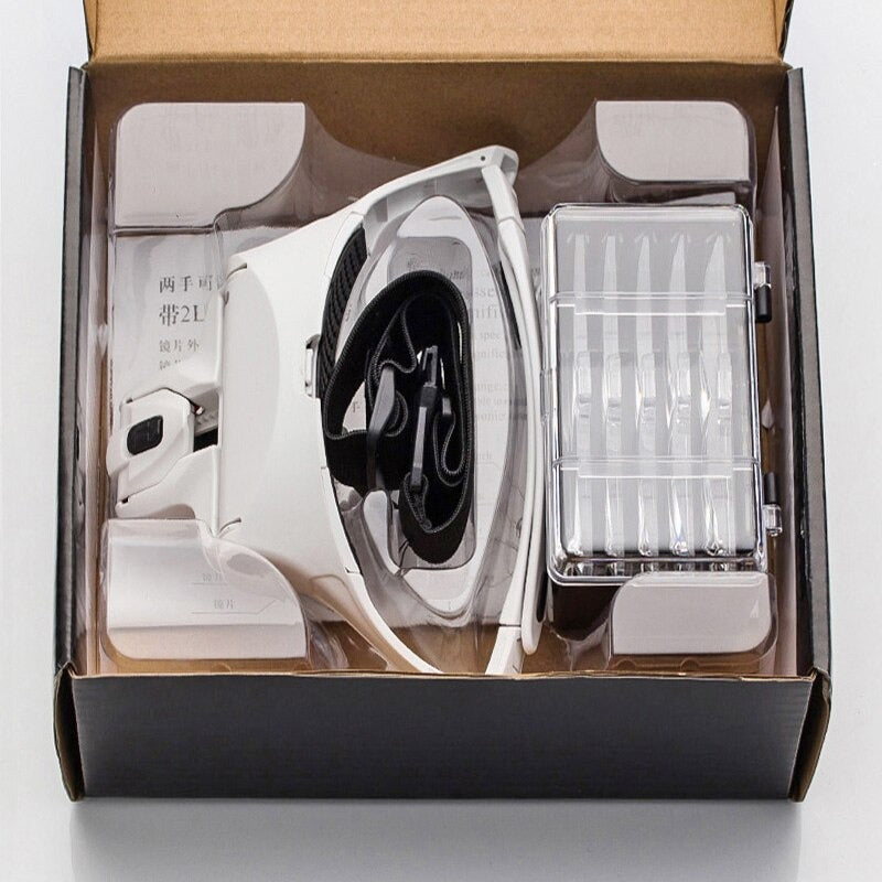 Gafas de aumento para manualidades. 5 lentes intercambiables 1x, 1,5x, 2x, 2,5x, 3,5x